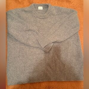 Navygrey oversized sweater.